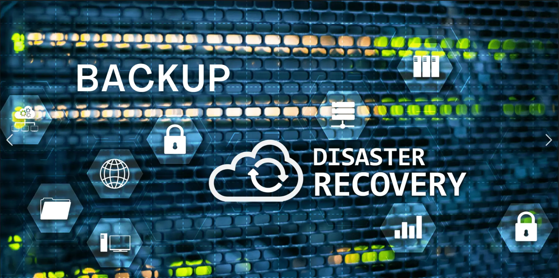 Cloud backup and disaster recovery concept